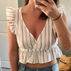 Ruffled Crop Top